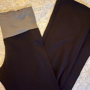 Lululemon Yoga Pants with Striped Waistband